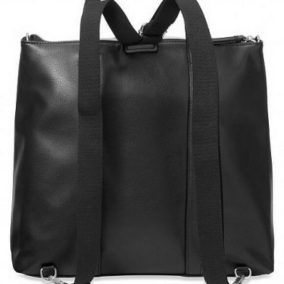 NEW Victoria's Secret Luxury Grommet Convertible Black Backpack Handbag Purse - Picture 13 of 15